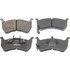 MX317 by WAGNER - Wagner ThermoQuiet MX317 Semi-Metallic Disc Brake Pad Set