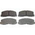 MX328 by WAGNER - Wagner ThermoQuiet MX328 Semi-Metallic Disc Brake Pad Set