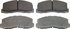 MX328 by WAGNER - Wagner ThermoQuiet MX328 Semi-Metallic Disc Brake Pad Set