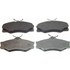MX338 by WAGNER - Wagner ThermoQuiet MX338 Semi-Metallic Disc Brake Pad Set