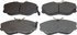 Wagner MX358 Disc Brake Pad Set Wagner ThermoQuiet MX358 Semi-Metallic Disc Brake Pad Set