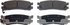 MX390 by WAGNER - Wagner ThermoQuiet MX390 Semi-Metallic Disc Brake Pad Set