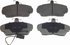 MX405 by WAGNER - Wagner ThermoQuiet MX405 Semi-Metallic Disc Brake Pad Set