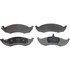 MX417 by WAGNER - Wagner ThermoQuiet MX417 Semi-Metallic Disc Brake Pad Set