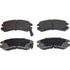 MX452 by WAGNER - ThermoQuiet Semi-Metallic Disc Brake Pad Set