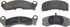 MX499 by WAGNER - Wagner ThermoQuiet MX499 Semi-Metallic Disc Brake Pad Set