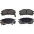 MX509 by WAGNER - Wagner ThermoQuiet MX509 Semi-Metallic Disc Brake Pad Set