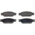 MX933 by WAGNER - Wagner ThermoQuiet MX933 Semi-Metallic Disc Brake Pad Set