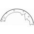 PAB127 by WAGNER - Wagner ThermoQuiet PAB127 Drum Brake Shoe Set