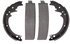 PAB127 by WAGNER - Wagner ThermoQuiet PAB127 Drum Brake Shoe Set