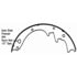 PAB151R by WAGNER - Wagner ThermoQuiet PAB151R Drum Brake Shoe Set