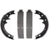 PAB151R by WAGNER - Wagner ThermoQuiet PAB151R Drum Brake Shoe Set