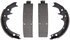 PAB154R by WAGNER - Wagner ThermoQuiet PAB154R Drum Brake Shoe Set