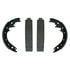 PAB282R by WAGNER - Wagner ThermoQuiet PAB282R Drum Brake Shoe Set