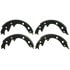 PAB348R by WAGNER - Wagner ThermoQuiet PAB348R Drum Brake Shoe Set