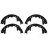 PAB357AR by WAGNER - Wagner ThermoQuiet PAB357AR Drum Brake Shoe Set