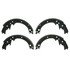 PAB419R by WAGNER - ThermoQuiet Drum Brake Shoe Set