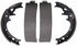 PAB445R by WAGNER - ThermoQuiet Drum Brake Shoe Set