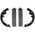 PAB449R by WAGNER - Wagner ThermoQuiet PAB449R Drum Brake Shoe Set