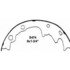 PAB474R by WAGNER - Wagner ThermoQuiet PAB474R Drum Brake Shoe Set