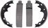 PAB474R by WAGNER - Wagner ThermoQuiet PAB474R Drum Brake Shoe Set