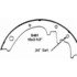 PAB481R by WAGNER - Wagner ThermoQuiet PAB481R Drum Brake Shoe Set