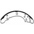 PAB497 by WAGNER - BRAKE SHOE SET