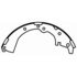 PAB505 by WAGNER - Wagner ThermoQuiet PAB505 Drum Brake Shoe Set