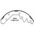 PAB519 by WAGNER - ThermoQuiet Drum Brake Shoe Set