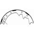 PAB523 by WAGNER - Wagner ThermoQuiet PAB523 Drum Brake Shoe Set