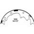PAB538R by WAGNER - Wagner ThermoQuiet PAB538R Drum Brake Shoe Set