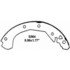 PAB564R by WAGNER - Wagner ThermoQuiet PAB564R Drum Brake Shoe Set