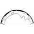 PAB571 by WAGNER - Wagner ThermoQuiet PAB571 Drum Brake Shoe Set