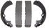 PAB574 by WAGNER - Wagner ThermoQuiet PAB574 Drum Brake Shoe Set