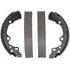 PAB598 by WAGNER - Wagner ThermoQuiet PAB598 Drum Brake Shoe Set