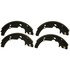 PAB618R by WAGNER - Wagner ThermoQuiet PAB618R Drum Brake Shoe Set