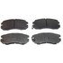 MX563 by WAGNER - Wagner ThermoQuiet MX563 Semi-Metallic Disc Brake Pad Set