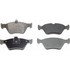 MX644 by WAGNER - Wagner ThermoQuiet MX644 Semi-Metallic Disc Brake Pad Set