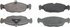 MX688 by WAGNER - Wagner ThermoQuiet MX688 Semi-Metallic Disc Brake Pad Set