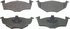 MX694 by WAGNER - Wagner ThermoQuiet MX694 Semi-Metallic Disc Brake Pad Set