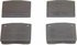 PD117 by WAGNER - Wagner ThermoQuiet PD117 Ceramic Disc Brake Pad Set