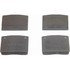 PD117 by WAGNER - Wagner ThermoQuiet PD117 Ceramic Disc Brake Pad Set
