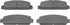 PD131 by WAGNER - Wagner ThermoQuiet PD131 Ceramic Disc Brake Pad Set