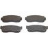PD233 by WAGNER - Wagner ThermoQuiet PD233 Ceramic Disc Brake Pad Set