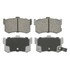 PD342 by WAGNER - Wagner ThermoQuiet PD342 Ceramic Disc Brake Pad Set