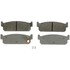 PD481 by WAGNER - Wagner ThermoQuiet PD481 Ceramic Disc Brake Pad Set