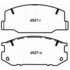 PD527 by WAGNER - Wagner ThermoQuiet PD527 Ceramic Disc Brake Pad Set