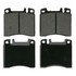 PD578 by WAGNER - Wagner ThermoQuiet PD578 Ceramic Disc Brake Pad Set