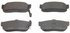 PD595 by WAGNER - Wagner ThermoQuiet PD595 Ceramic Disc Brake Pad Set