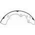 PAB598 by WAGNER - Wagner ThermoQuiet PAB598 Drum Brake Shoe Set